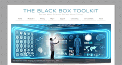 Desktop Screenshot of blackboxtoolkit.com